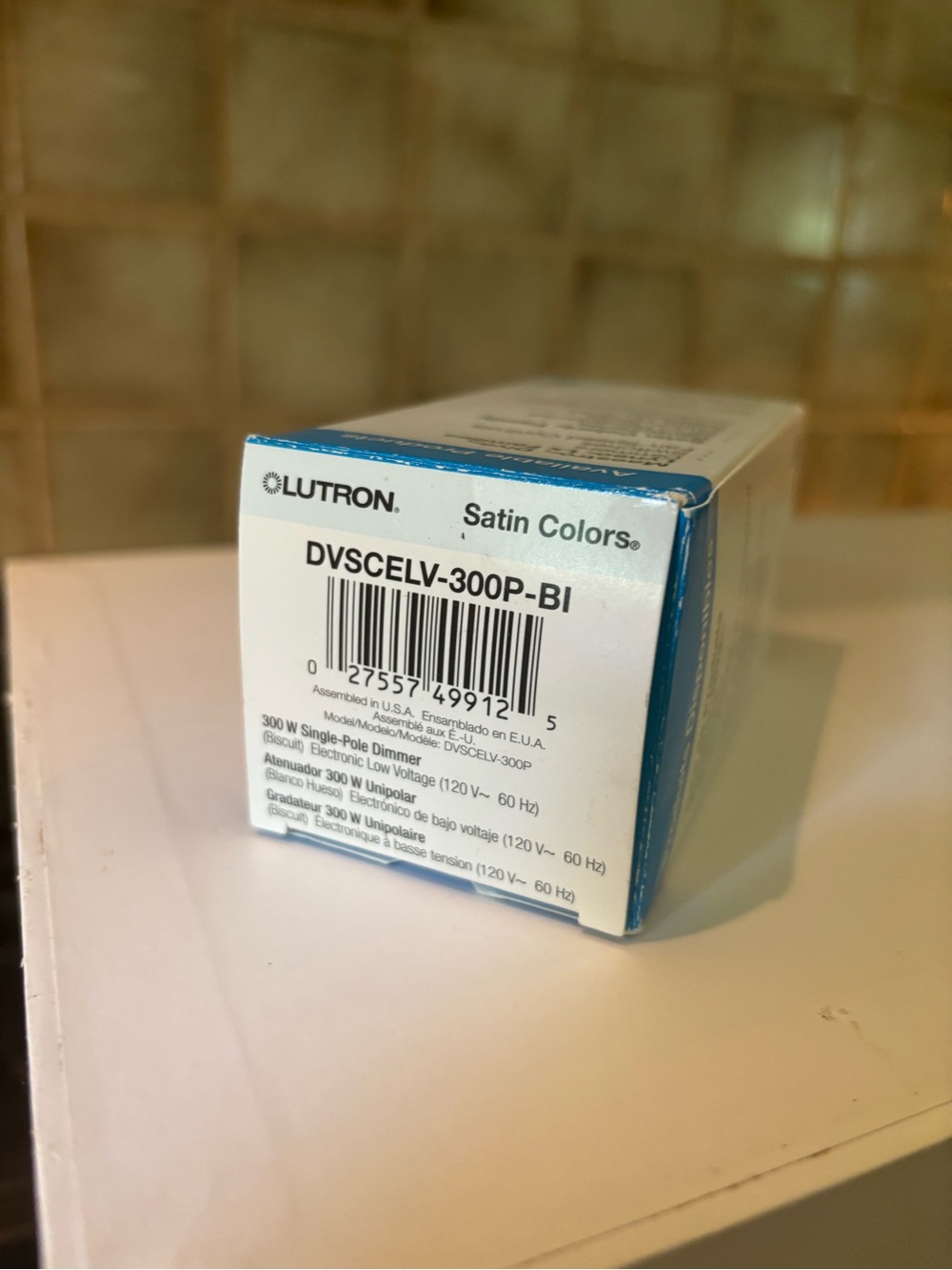 Lutron DVSCELV-300P-BI -Low Voltage Dimmer
